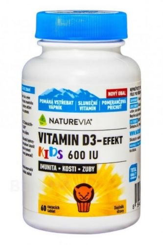 BIOVIT IMPEX CO.ČR, S.R.O. | Swiss NatureVia Vitamin D3-Efekt Kids tbl.60