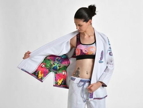 Grips dámské kimono na BJJ Ara bílá A4