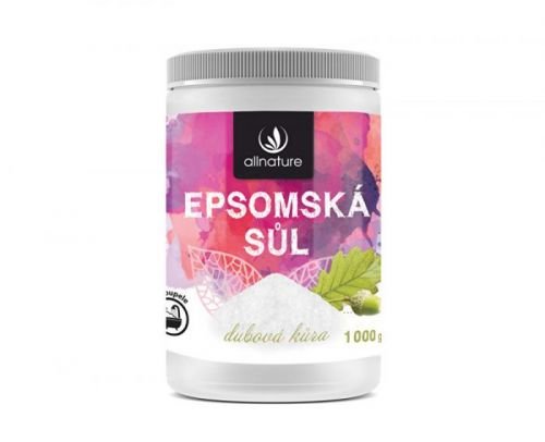 Allnature Epsomská sůl dubová kůra 1000 g