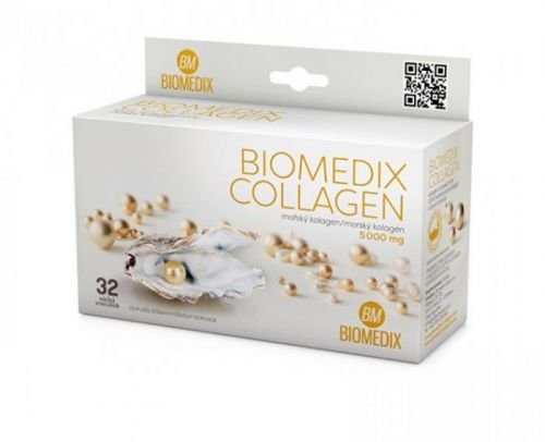 Biomedix Collagen 32 sáčků + C-Vitamin 100 mg 60 tablet