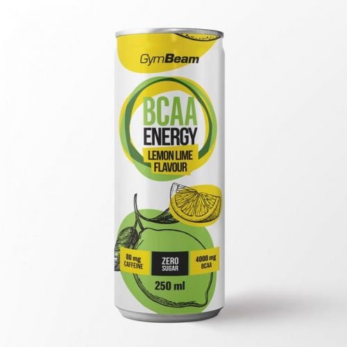Gymbeam BCAA Energy drink 250 ml - lemon lime