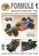 Formule 1: Benetton Ford B190 - 1990/papírový model - Antonický Michal