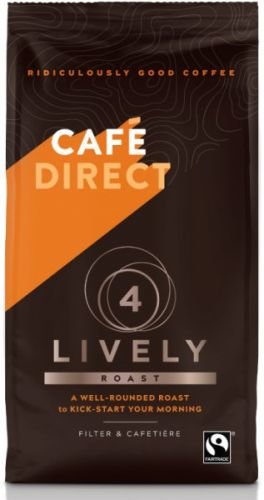 Cafédirect Lively mletá káva s tóny karamelu 227g