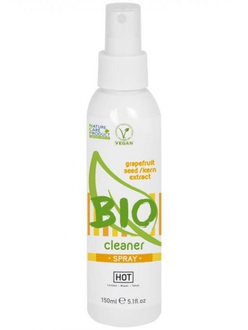 Čisticí sprej na erotické pomůcky HOT BIO - 150 ml