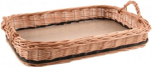 Orion Tác proutěný s uchy 46x31 cm