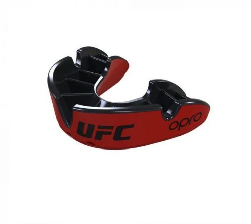 Chrániče zubů - OPRO UFC - Silver level - červená/černá červená
