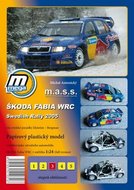 Škoda Fabia WRC ADAC Swedish Rally 2005/papírový model - Antonický Michal