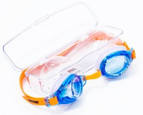 BornToSwim Junior Swim Goggles Modro/oranžová