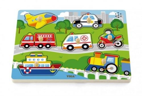 Lamps Dřevěná vkládačka doprava - zvuková