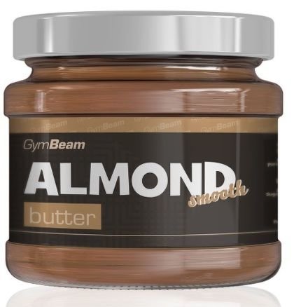 GymBeam 100% Mandľové maslo smooth - 340 g