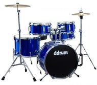 DDRUM D1 Junior Drum Set 5pc - Police Blue