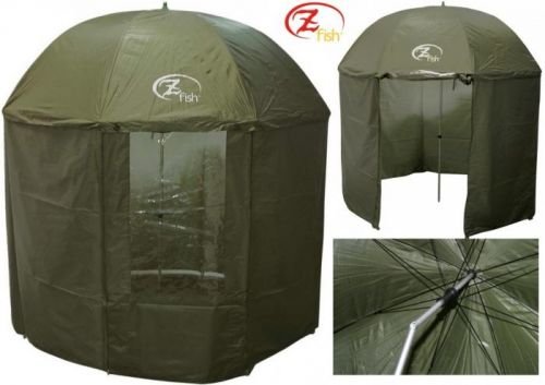 >Deštník Zfish Royal Full Cover PVC - 250cm s bočnicemi a kloubem