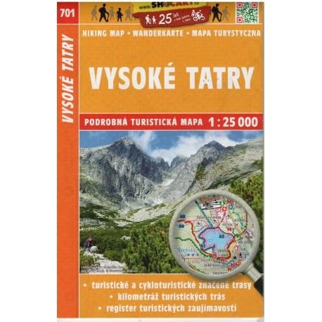 Vysoké Tatry 1 : 25 000