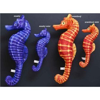 Dekorační polštář - Mořský Koník oranžový 60cm