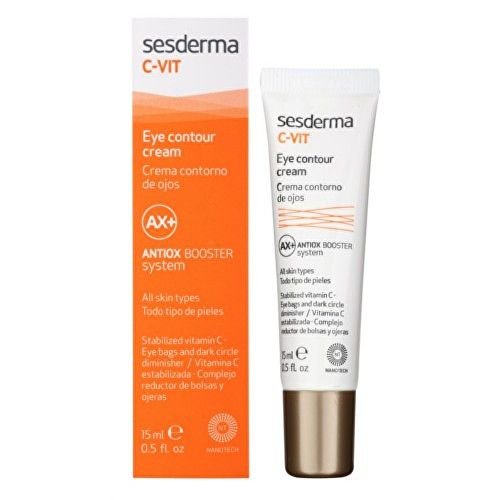 Sesderma Oční krém proti otokům a tmavým kruhům C-VIT AX+ (Eye Contour Cream) 15 ml