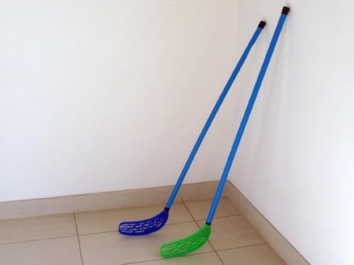 Floorball hokejka plast 110x30x3cm 2 barvy