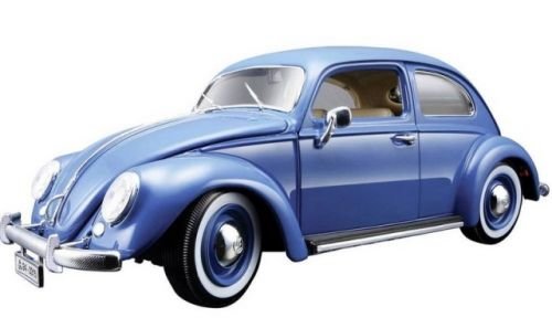 VW KAFER-BEETLE 1:18 modrý