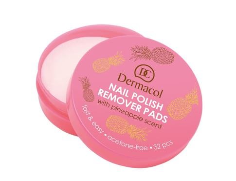 Dermacol Nail Polish Remover Pads 32 ks odlakovač nehtů pro ženy