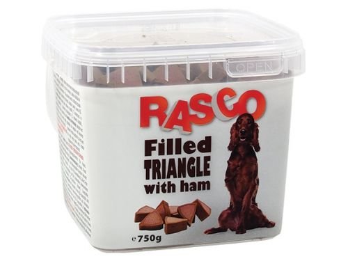 Pochoutka RASCO plněné trojúhelníčky se šunkou 750g