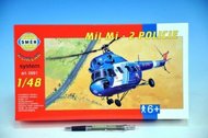 Kliklak Vrtulník Policie Mil Mi 2 Model 27,6x30cm v krabici 34x19x5,5cm