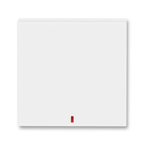 ABB 3559H-A00655 03 Kryt s červeným průzorem LEVIT bílá/bílá