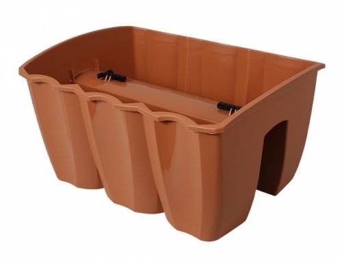 Truh.CROWN 39x28cm/DCRO400/na zábradlí/terakota