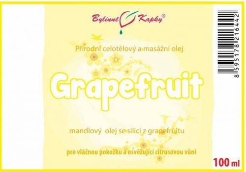 Grapefruit (grep) - masážní olej celotělový 100ml