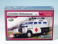 Monti Systém Stavebnice MS 35 Unprofor Ambulance Land Rover 1:35