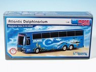 Stavebnice Monti 50 Atlantic Delfinarium Bus 1:48 v krabici 31,5x16,5x7,5cm