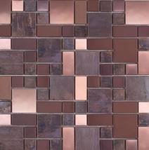 Premium Mosaic Stone Mozaika měděná 4,8/2,3 - set 29,8/29,8cm MOS4823CO
