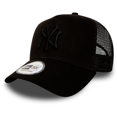 Kšiltovka New Era Clean Trucker  MLB New York Yankees Black/Black