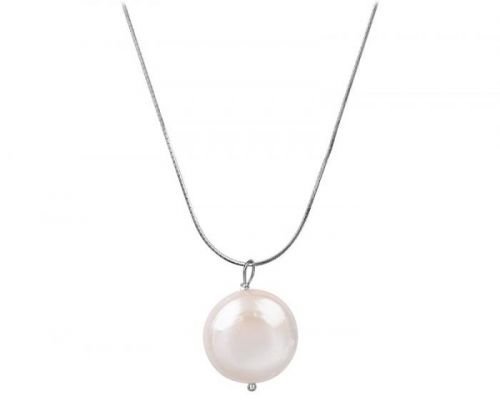 JwL Luxury Pearls Stříbrný náhrdelník s pravou perlou JL0404