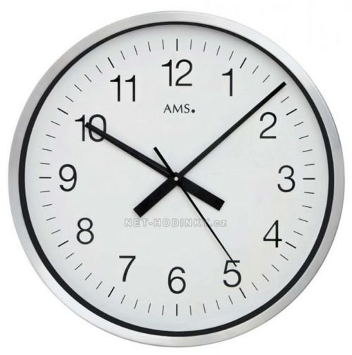 Velké nástěnné hodiny AMS 5949 rádiem řízené velké