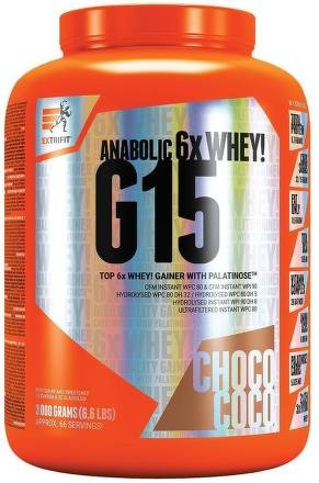 G 15 Anabolic Gainer 3000 g čokoláda kokos