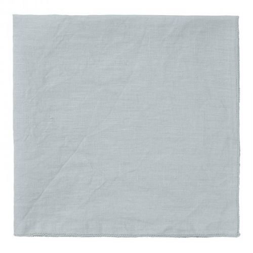Blomus Lněný ubrousek Lineo šedobílý