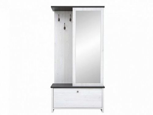 BRW Předsíňová stěna Porto PPK/95, modřín sibiu světlý