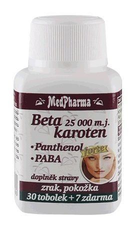 MEDPHARMA S.R.O. | MedPharma Beta karoten 25 000 m.j. 37 tablet