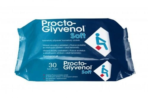 Procto-Glyvenol Soft - vlhčené ubrousky 30ks