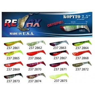 RELAX kopyto RK 2,5 (6,2cm) cena 1ks/bal10ks 2863 červený ocásek