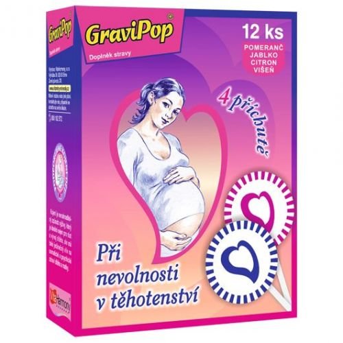 VitaHarmony GraviPop lízátka při nevolnosti v těhotenství 12ks