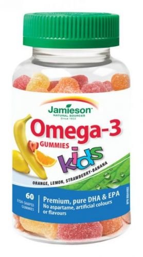JAMIESON Omega-3 Kids Gummies želatinové pastilky 60ks