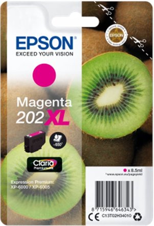 Epson náplň Claria 202XL Premium purpurová C13T02H34010