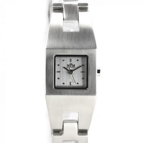 Dámské hodinky z ušlechtilé oceli se stříbrným číselníkem.0215 170603 W02M.10360.A