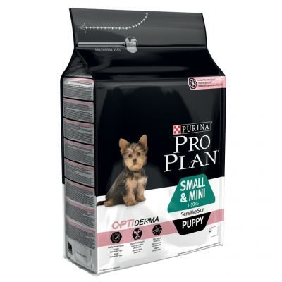 Pro Plan Small & Mini Puppy Sensitive Skin losos - 3 kg