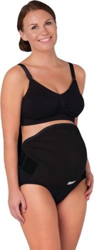 CARRIWELL Těhotenský podpůrný pás přes bříško - nastavitelný - černý L/XL