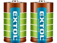 Baterie alkalické, 2ks, 1,5V D (LR20), EXTOL ENERGY