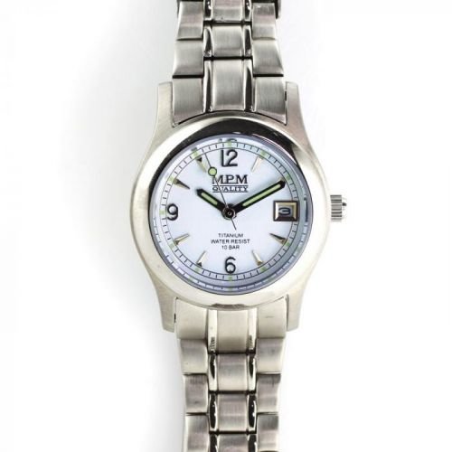 Dámské hodinky v titanovém pouzdře s moderní vzhledem.0210 170598 W02M.10355.A