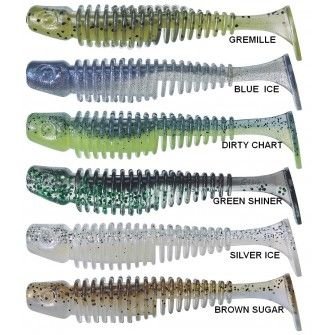 Gunki Twister Tipsy SXL Clear Water Selection - 10cm GREEN SHINER
