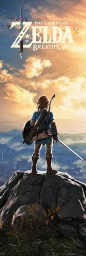 Posters Plakát, Obraz - The Legend Of Zelda: Breath Of The Wild - Sunset, (53 x 158 cm)