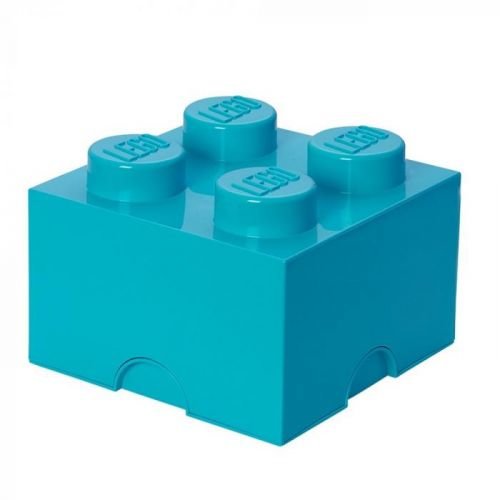 LEGO Storage Brick Box 4 - Medium Azure